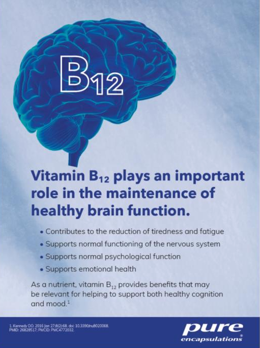 Importance de la vitamine B12 et rôle dans le maintien d’une fonction cérébrale saine.